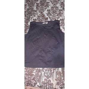 Chico's Women's Top Black Sleeveless Size 3 Nylon/spandex